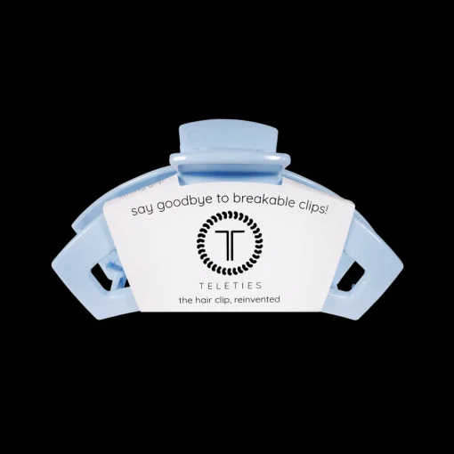 Medium Teleties Open Claw Clip - Clear Skies