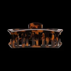 Medium Teleties Open Claw Clip - Tortoise