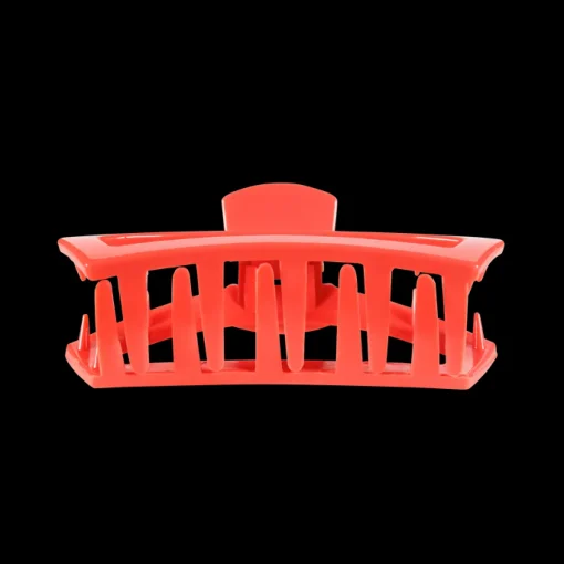 Medium Teleties Open Claw Clip - Coral