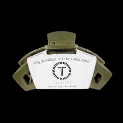 Medium Teleties Open Claw Clip - Olive