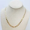 Metal Clover Link Necklace