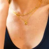 Mi Amor Gold Dipped Initial Necklace