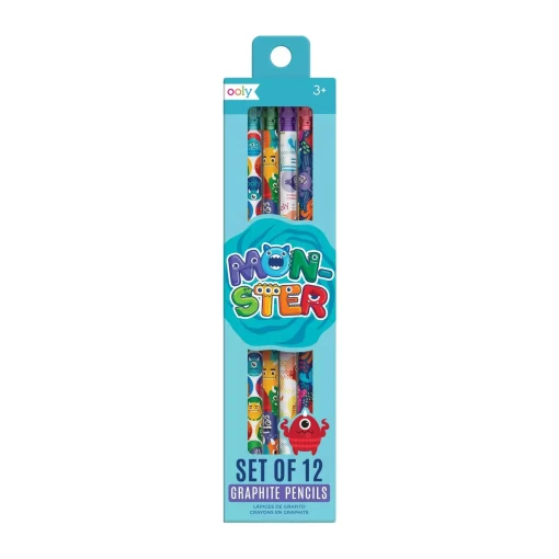 Monster Graphite Pencils - Set of 12