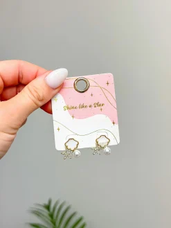 Mother of Pearl Beachy Stud Earrings