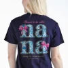 'Nana' Blue Rose & Bows Short Sleeve Tee by Simply Southern