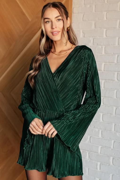 Night In Plisse Romper