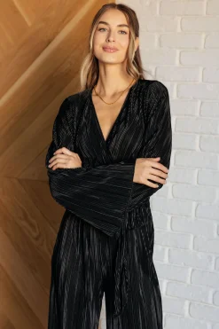 Night Out Plisse Jumpsuit