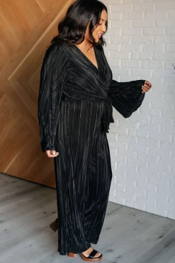 Night Out Plisse Jumpsuit