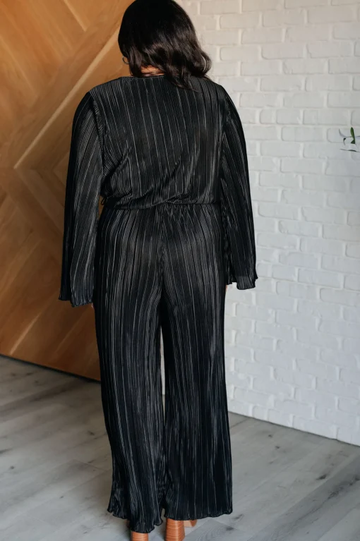 Night Out Plisse Jumpsuit