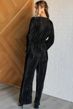 Night Out Plisse Jumpsuit