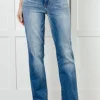 Nivea Vintage Wash Thermal Straight Jeans by Judy Blue
