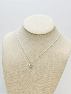 Opal Mermaid Pendant Necklace - Silver