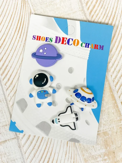 Outer Space Silicone Shoe Charm Set