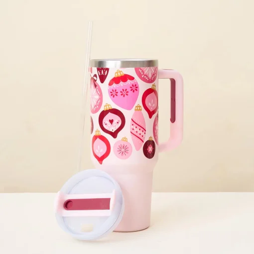 40 oz Take Me Everywhere Tumbler - Merry Ornaments