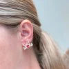 Pearl 'Cat Mom' Stud Earrings