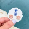 Pearl Shell Signature Enamel Studs by Prep Obsessed