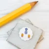 Pencil Signature Enamel Studs by Prep Obsessed