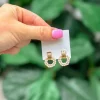 Petite Beaded Drop Earrings - Ivory