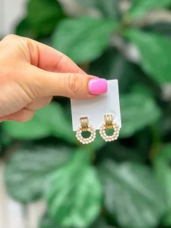 Petite Beaded Drop Earrings - Ivory