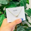 Petite Knot Chain Necklace - Choice Of Color