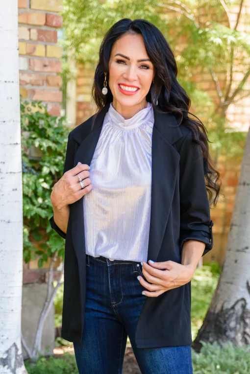 Photo Op Sleeveless Blouse