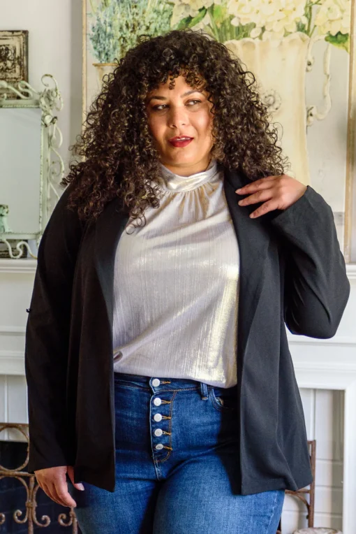 Photo Op Sleeveless Blouse