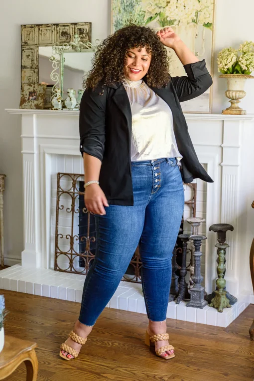 Photo Op Sleeveless Blouse