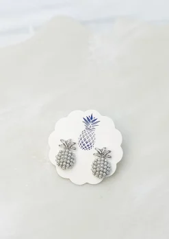 Pineapple Pearl Pop Studs