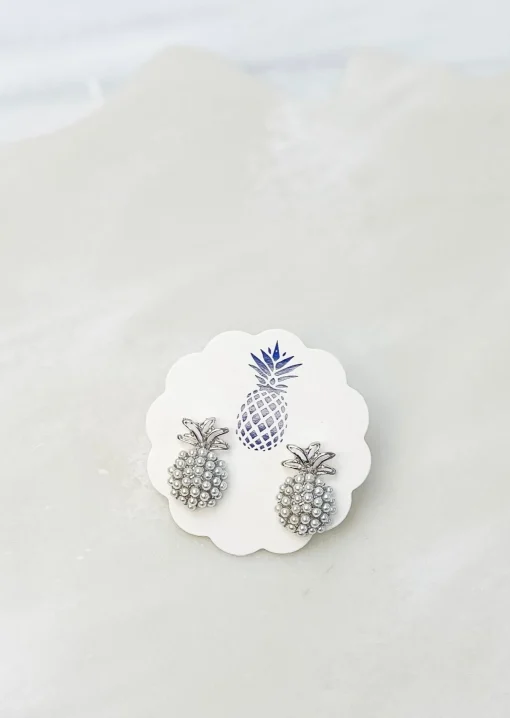 Pineapple Pearl Pop Studs