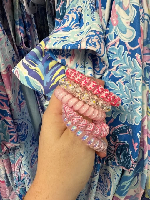 Pink Hair Tie Set by Simply Southern