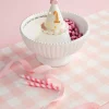 Pink 1st Birthday Hat Light-Up Sitter by Mud Pie