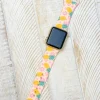 Preppy Pineapple Printed Silicone Smart Watch Band - 42mm/44mm