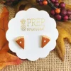 Pumpkin Pie Slice Signature Enamel Studs by Prep Obsessed