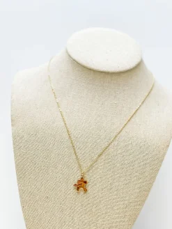 Puzzle Piece Pendant Necklace - Gold