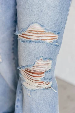 Ramona High Rise Rigid Magic Destroyed Straight Jeans by Judy Blue