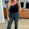 Ricki High Rise Pull On Slim Bootcut Jeans by Judy Blue