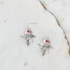 RN Caduceus Dangle Earrings