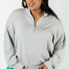 Rogue Runner Half Zip Jacket in Heather Grey