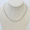 Round Box Chain Necklace - Silver