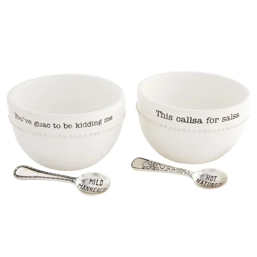 Salsa & Guac Dip Set by Mud Pie