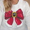 Santa Bow Sweatshirt by Simply Southern