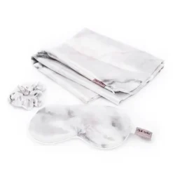 Satin Sleep Set - Soft Marble