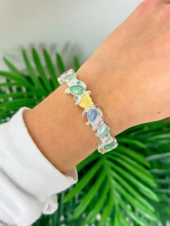 Sea Life Enamel Stretch Bracelet