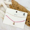 Sealife Ankle Bracelet Set - Pink Seashell