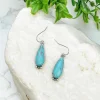 Semi-Precious Western Geometric Earrings