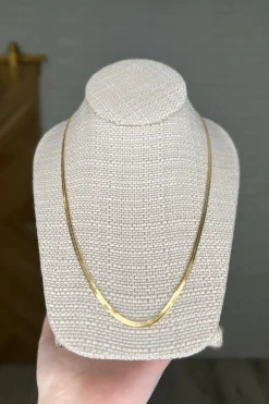 Sheer Perfection Snake Chain Necklace - 3/31