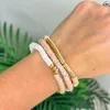 Shimmer Rubber Disc Stretch Stack - Neutral