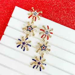 Shining Fireworks Statement Earrings