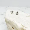 Shining Star Stud Earrings - Silver