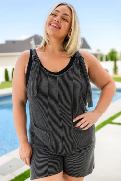 Shut it Down Romper